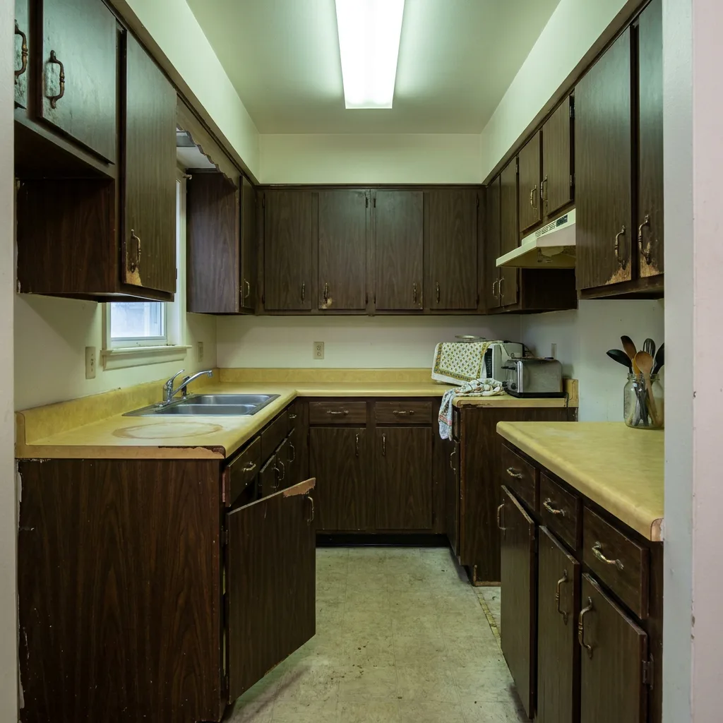 Custom Integrated Kitchen (example project) — before
